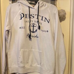 White beach Hoodie Destin